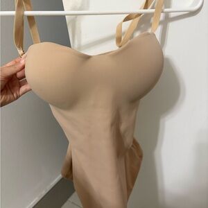 WOLFORD tan bodysuit